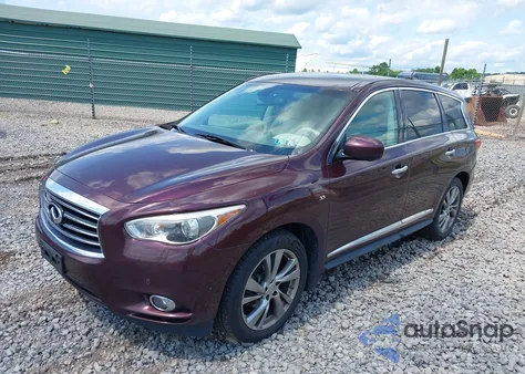 2014 Infiniti Qx60 z USA, uszkodzony, nr VIN 5N1AL0MM4EC503881